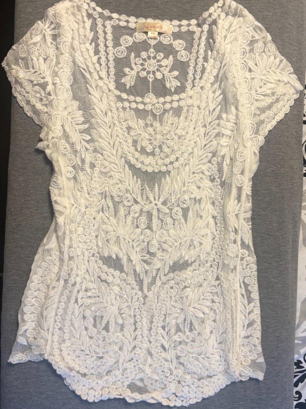 LaVie 89 Lace top Beige S/M